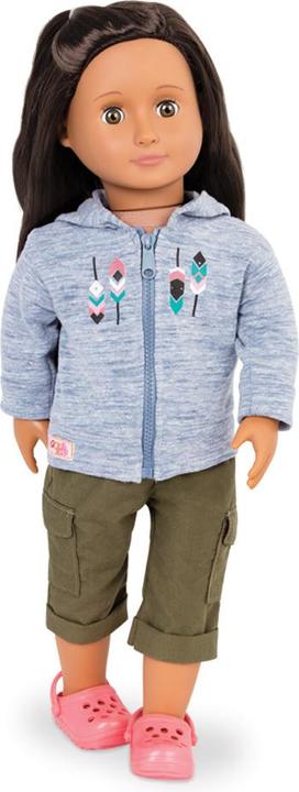 Produktbild Our Generation Outfit Hose mit Streifen und Einhorn Shirt