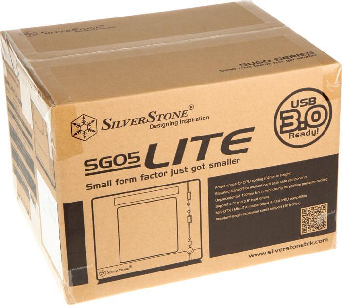 Immagine prodotto Silverstone SST-SG05BB-Lite (Mini-ITX, Mini-DTX)