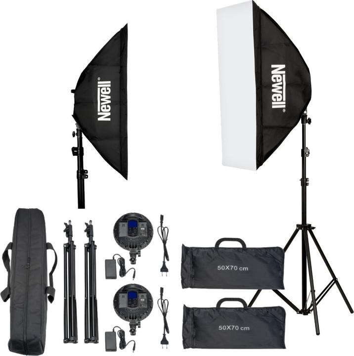 Actual product image Newell Sparkle LED lighting set for product photography