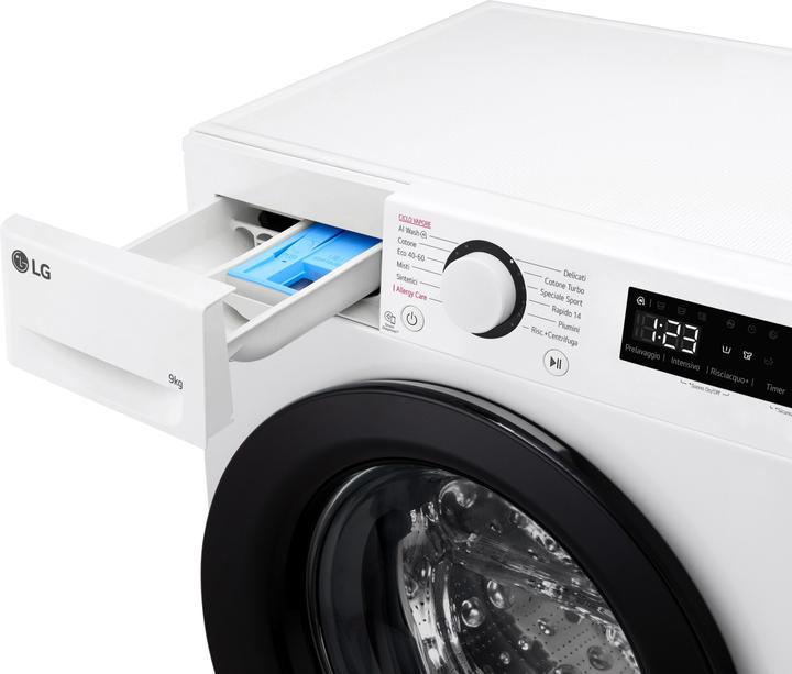 Image du produit LG F2R3S09NSWB Lave-linge 9Kg AI DD Class (9 kg, Gauche)