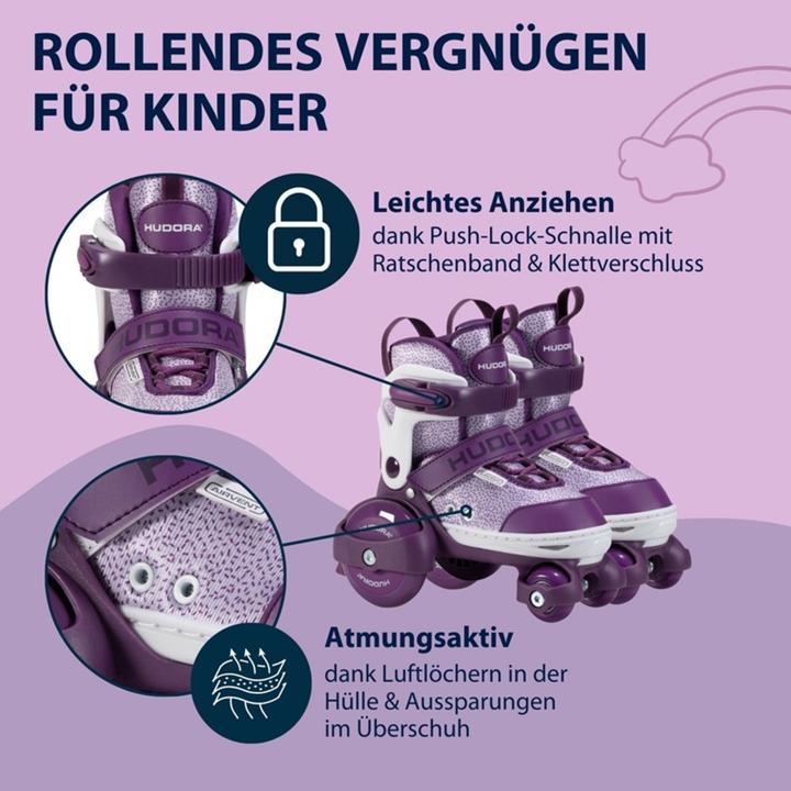 Actual product image Hudora HDO Roller Skates My First Quad 26-29 vt 22061 (28)