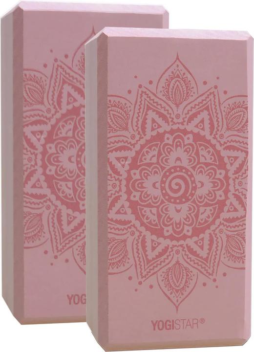 Produktbild Yogistar Yogablock Yogiblock® Basic - Art Collection - Spiral Mandala - Velvet Rose