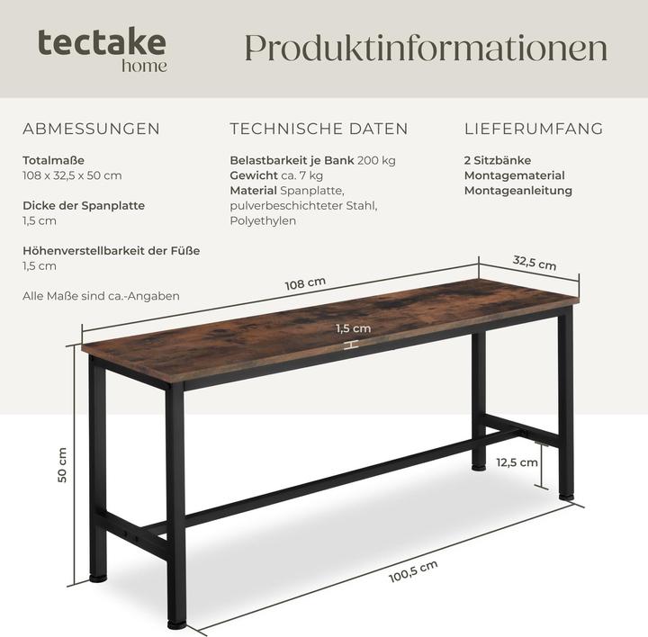 Actual product image tectake Fairfield (108 cm)