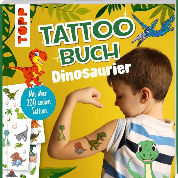Actual product image Tattoo Book Dinosaur