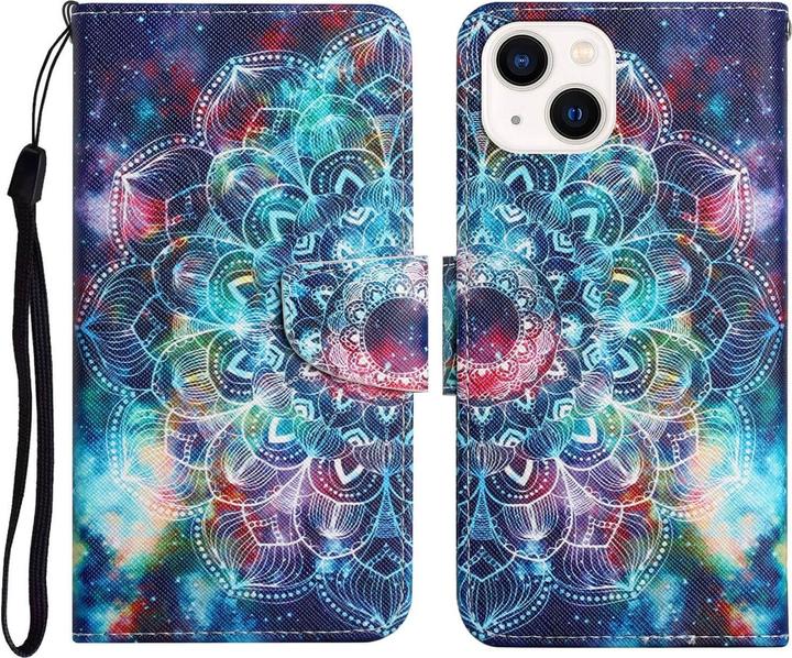 Produktbild Cover-Discount iPhone 14 - Leder Etui Hülle Mandala (Apple iPhone 14)