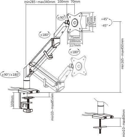 Produktbild Prokord DUS-T44 (Tisch, 32")