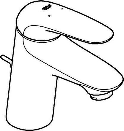 Actual product image Grohe Eurostyle single-lever basin mixer S-Size