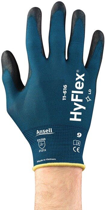 Ansell Handschuhe HyFlex® 11-616 Grösse 8 grünblau/schwarz EN 388:2016 PSA-Kategorie II (8)