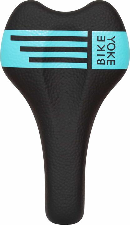 Actual product image BikeYoke Sagma saddle 142 mm. Blue.