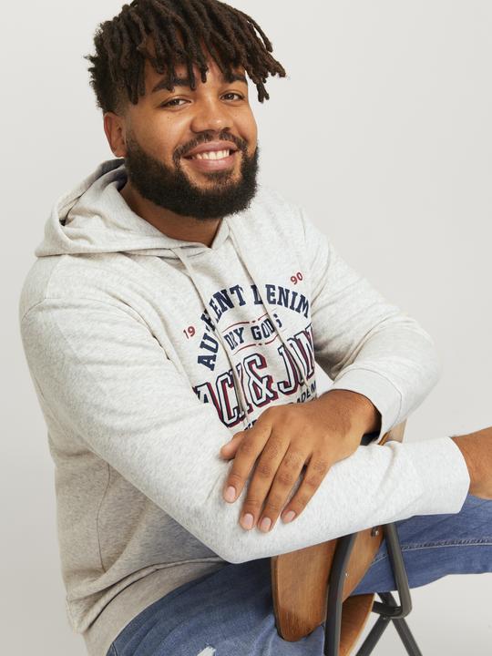 Actual product image Jack & Jones JJELOGO SWEAT HOOD 2 COL 24/25 NOOS PLS (4XL)