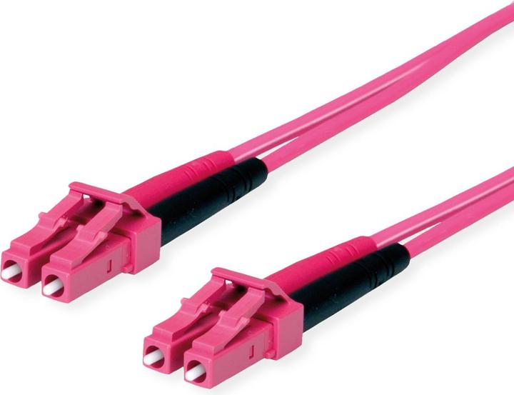 Actual product image Telegärtner Fiber optic cable (1x LC connector 1x connector) 50/125 µ multimode OM4 5.00 m (S/FTP, CAT7, 5 m)