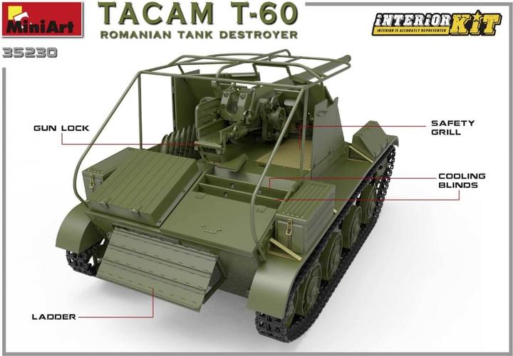 Immagine prodotto Mini art Carro armato rumeno Tacam T-60. Kit interno