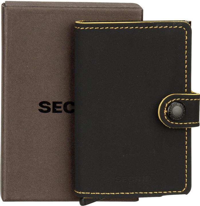 Actual product image Secrid Mini wallet MATTE Mini & ochre