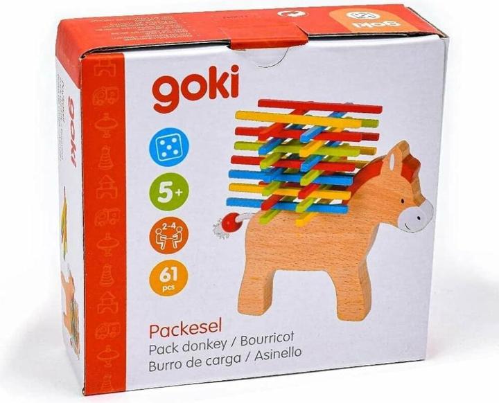 Actual product image Goki Balance Game Pack Mule (German)