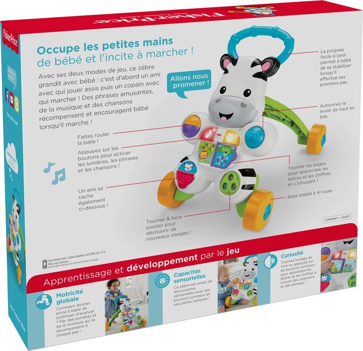 Actual product image Fisher-Price Learn with Me Zebra Walker
