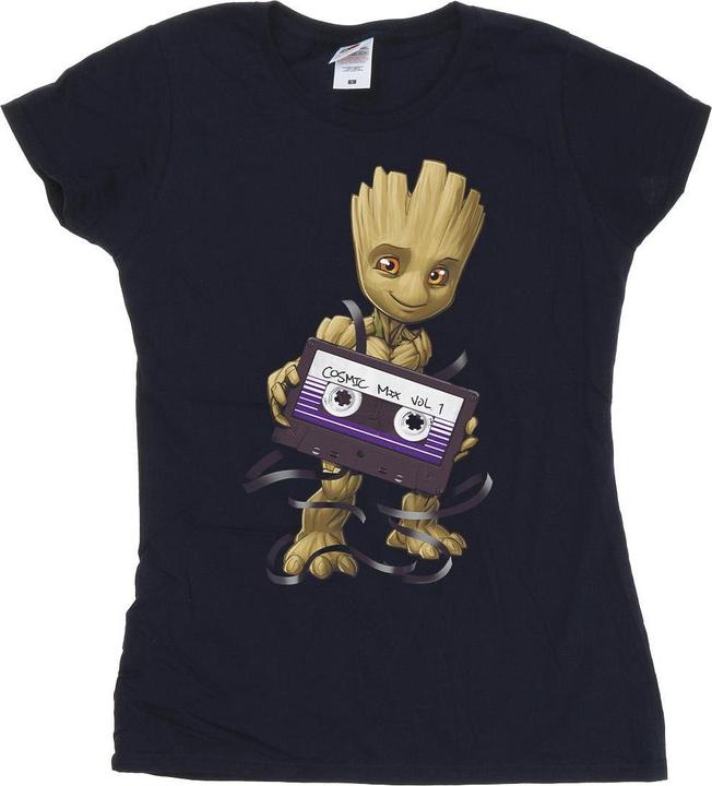Guardians Of The Galaxy Groot Cosmic Tape TShirt (M)