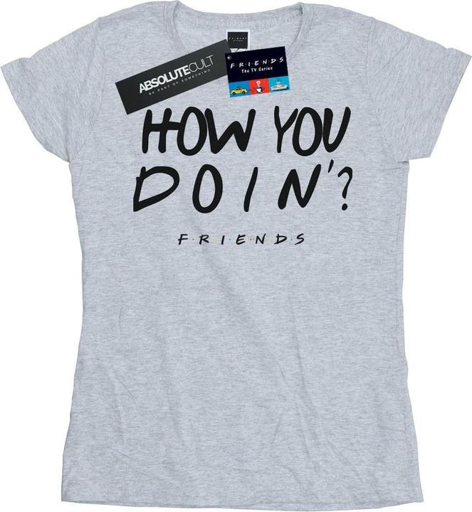 Friends How You Doin? Boyfriend Fit TShirt (S)