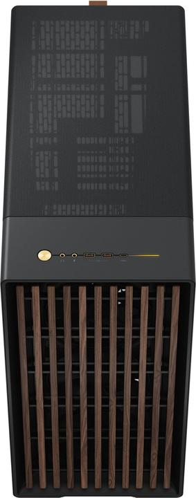 Actual product image Fractal Midi North XL RC Charcoal Black TG (ATX, Mini-ITX, E-ATX)