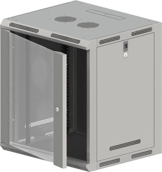 Produktbild Q-Lantec Spinta Hängend 19" 12U (SW-12U-600-500-N-DSJ-OP-RP-BS) (12 HE, 19 Zoll Rack)