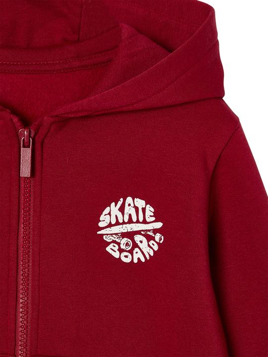 Actual product image Vertbaudet Jungen Kapuzensweatjacke BASIC mit Recycling-Polyester (92)