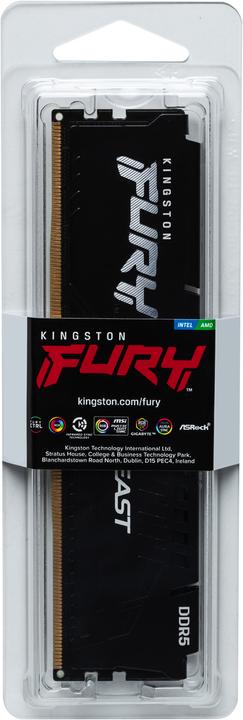 Produktbild Kingston FURY Beast (1 x 16GB, 5200 MHz, DDR5-RAM, DIMM)