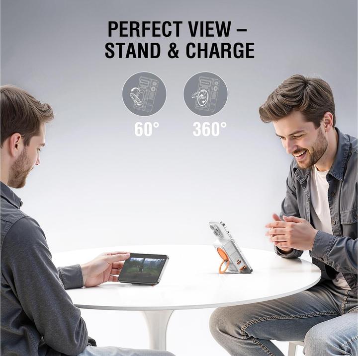 Productafbeelding 4smarts Powerbank 6in1 Hybrid Charger Lucid 10000 mAh (10000 mAh, 22.50 W, 38.50 Wh)