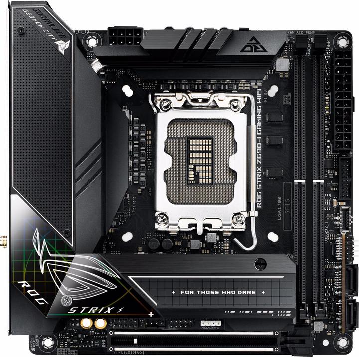 Actual product image ASUS ROG STRIX Z690-I GAMING WIFI (LGA 1700, Intel Z690 (DDR5), Mini-ITX)