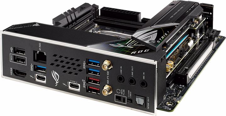 Actual product image ASUS ROG STRIX Z690-I GAMING WIFI (LGA 1700, Intel Z690 (DDR5), Mini-ITX)