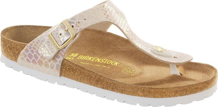 Produktbild Birkenstock GIZEH Kids Birko-Flor Narrow - Shiny Snake Cream (30)