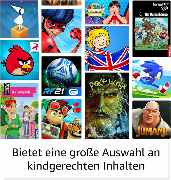 Produktbild Amazon Fire HD 10 Kids Pro (2021) inkl. Hülle (10.10", 32 GB, Black)