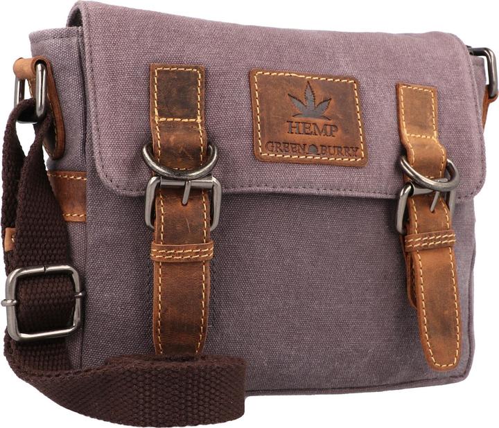 Immagine prodotto Greenburry Borsa a tracolla in canapa vintage da 22 cm
