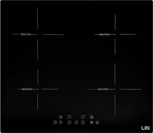 Image du produit LIN Table de cuisson à induction LI-A23511 4 zones 7400 W Noir
