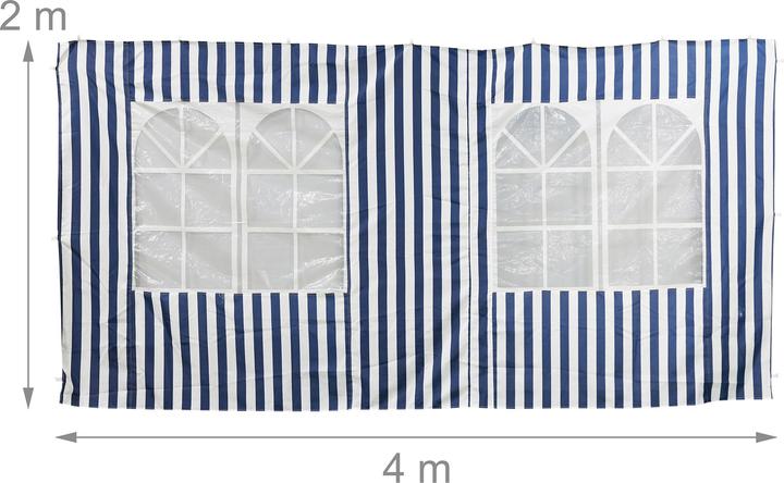 Productafbeelding Relaxdays 3x paviljoen zijwand (10 cm, 40 cm)