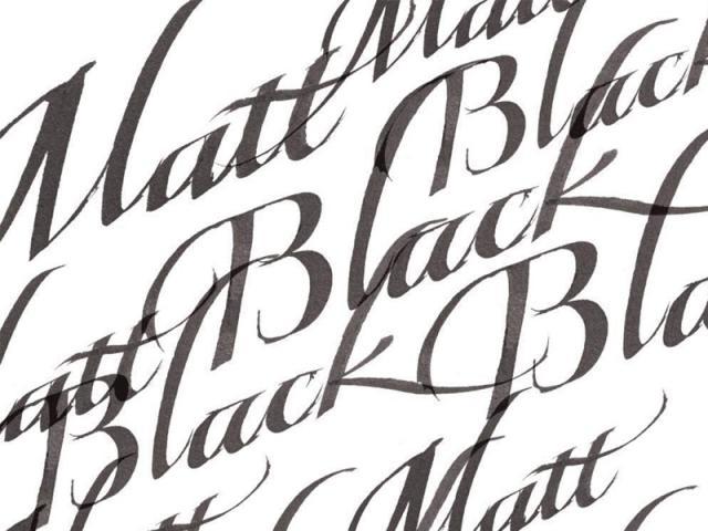 Actual product image Winsor & Newton Ink Calligraphy Ink black (Inkwell, Black)