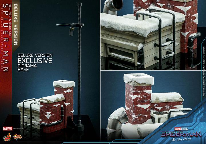 Immagine prodotto Hot Toys Spider-Man: No Way Home statuetta Movie Masterpiece 1/6 Spider-Man (nuova tuta rossa e blu) (Deluxe