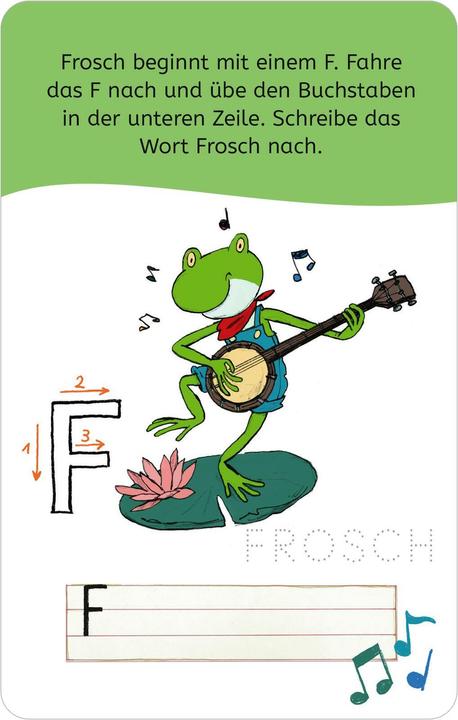 Produktbild Erstes Lernen mit Spass – Zum Schulstart: 50 Übungskarten (Deutsch, Kai Schüttler, 2024)