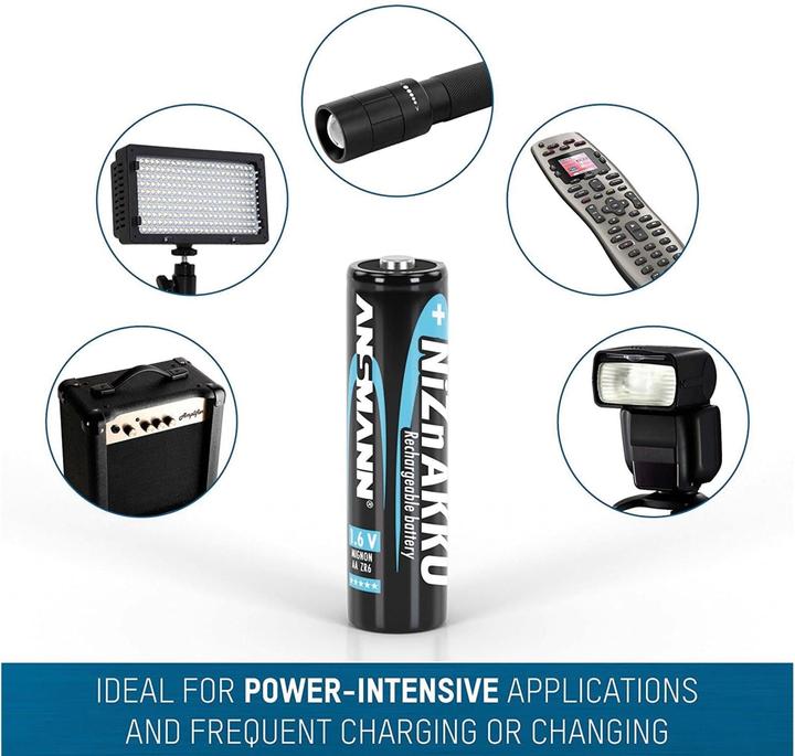 Immagine prodotto Ansmann NiZN Akku (4 pz., AA, 1500 mAh)