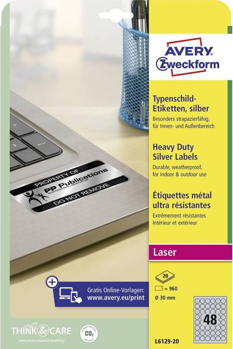 Productafbeelding Avery Typeplaatje etiketten
