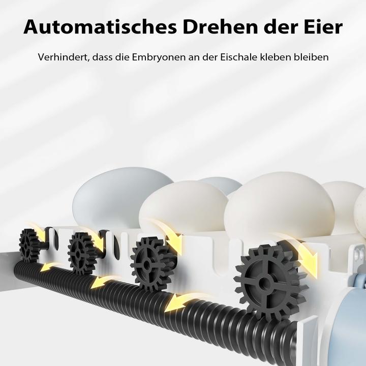 Produktbild Wiltec Fudajo Vollautomatischer Flächenbrüter Brutmaschine 128 Eier Inkubator Hühner