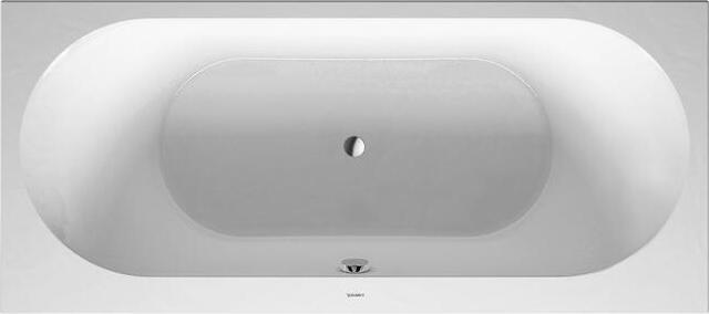 Actual product image Duravit Rectangular bathtub DARLING NEW 1800x800mm, 2 back slopes white (165 l, 180 cm, 80 cm)