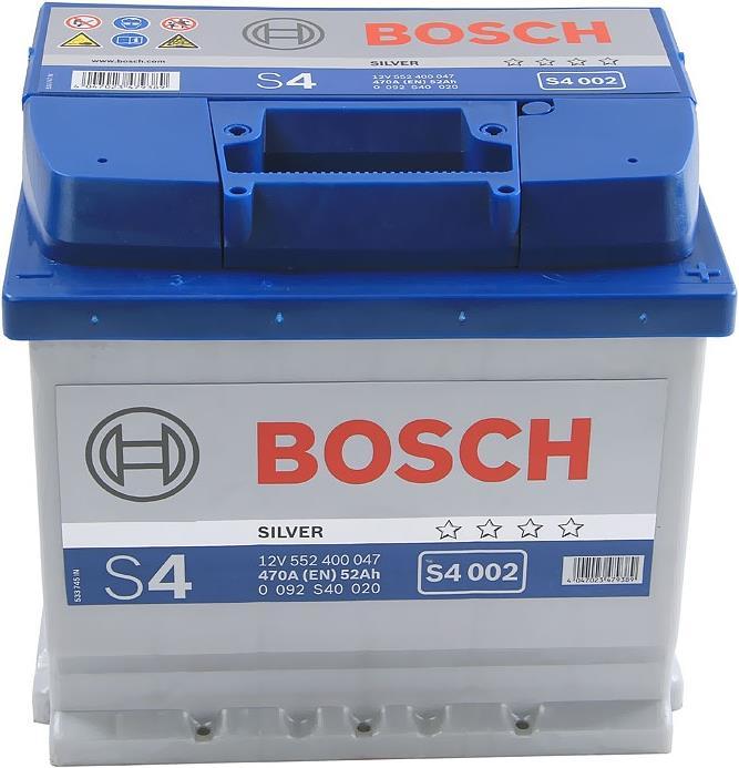 Produktbild Bosch Automotive S4 002 (12 V, 52 Ah, 470 A)