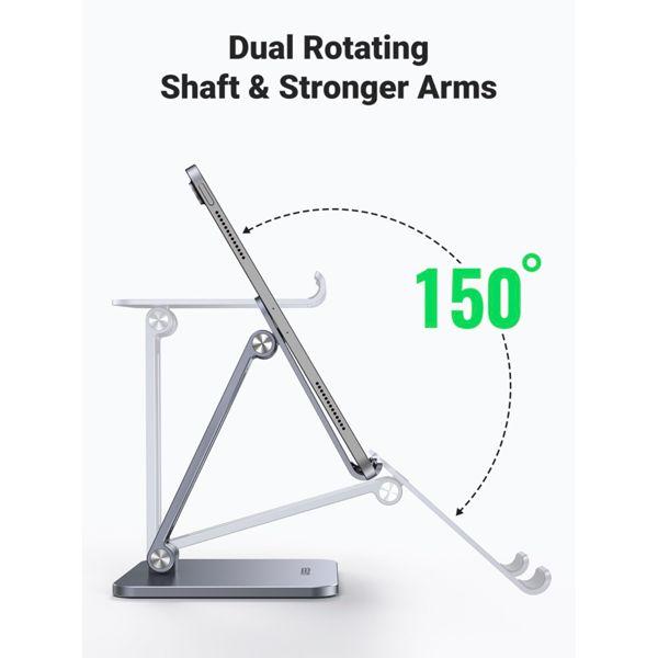 Immagine prodotto Ugreen LP134 Supporto per tablet pieghevole in metallo (grigio)