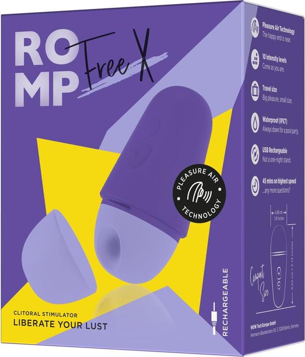 Actual product image Romp Free X clitoral vibrator (1 pc)