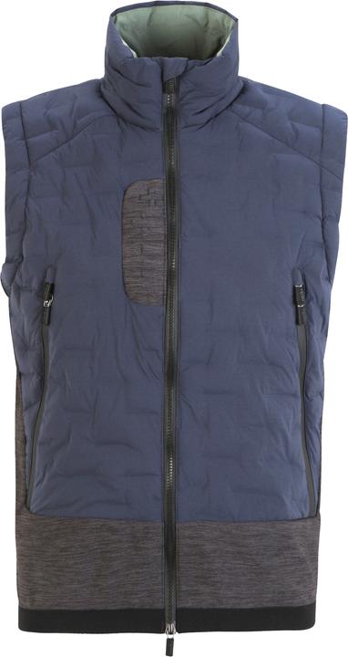 metal blue-dark grey melange-ivy green