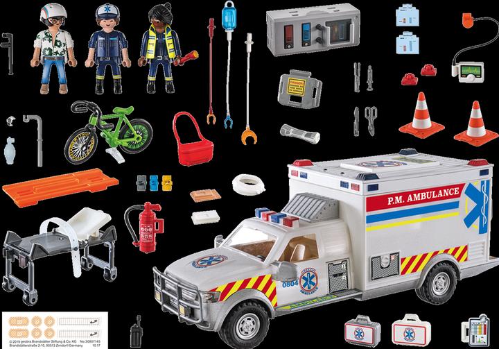 Actual product image Playmobil Rescue vehicle: US Ambulance (70936, Playmobil City Action)