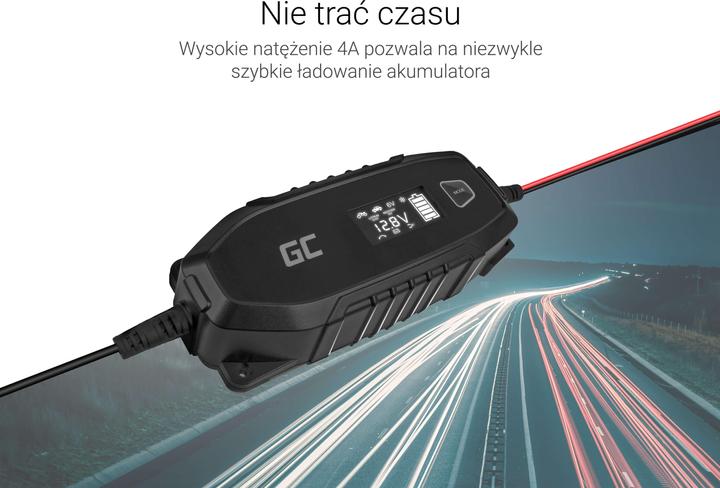 Immagine prodotto GreenCell Caricabatterie per batterie al piombo e al gel AGM - 48W - 6V / 12V (12V, 6V, 4 A)