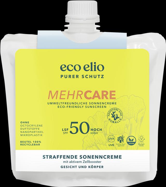 Actual product image Eco Elio Mehr Care (Suntan cream, SPF 50, 500 ml, 680 g)