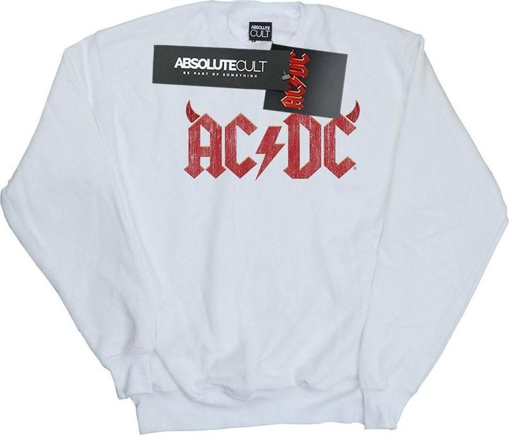 AC/DC Horns Logo Baumwolle Sweatshirt (4XL)