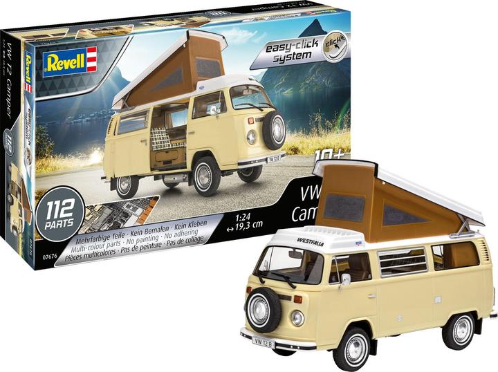Immagine prodotto Revell Set di modelli VW T2 Camper (click facile)