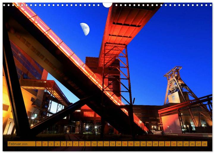 Produktbild RUHRPOTT LICHTER (Wandkalender 2025 DIN A3 quer), Monatskalender (A3, Deutsch)